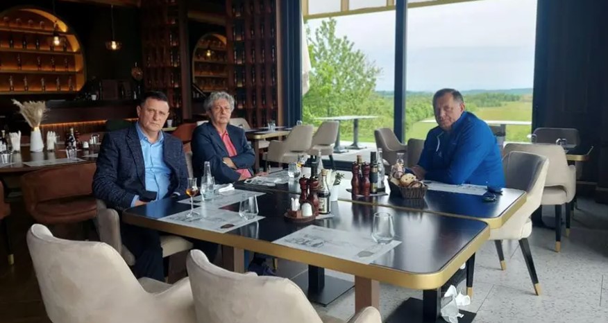 KOD PREDSJEDNIKA NA IMANJU Dodik, Đajić i Marić na zajedničkom doručku