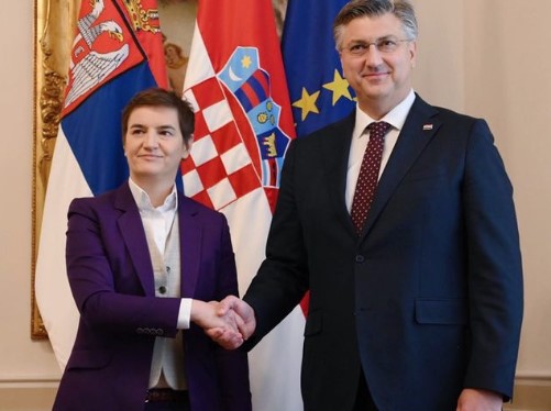 BRNABIĆ SE SASTALA SA PLENKOVIĆEM U ZAGREBU "Uzajamne posjete da budu češće"