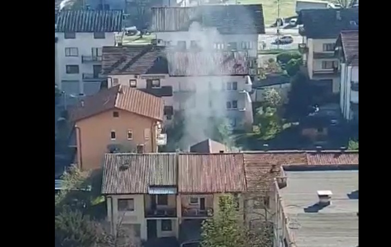 Gori kuća u banjalučkom naselju Borik (VIDEO)