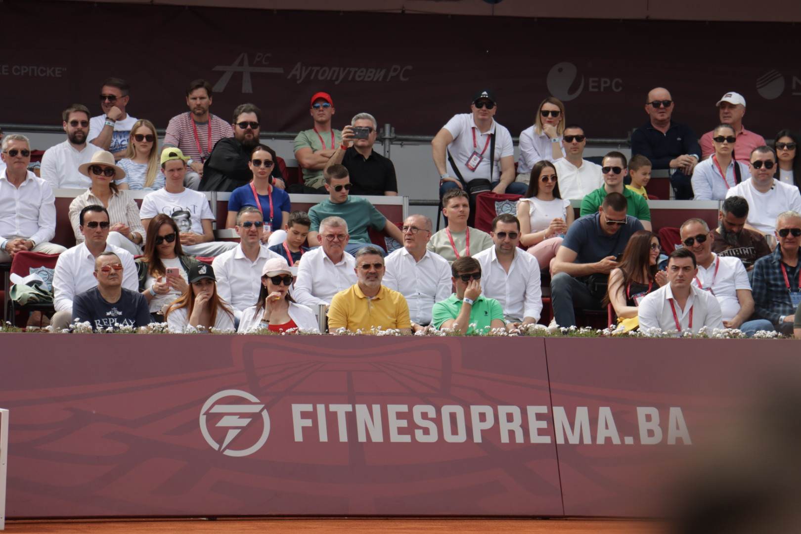 MAMIĆ NA TRIBINAMA SRPSKA OPEN Zdravko neprepoznatljiv, bodri Lajovića i Rubljova (FOTO)
