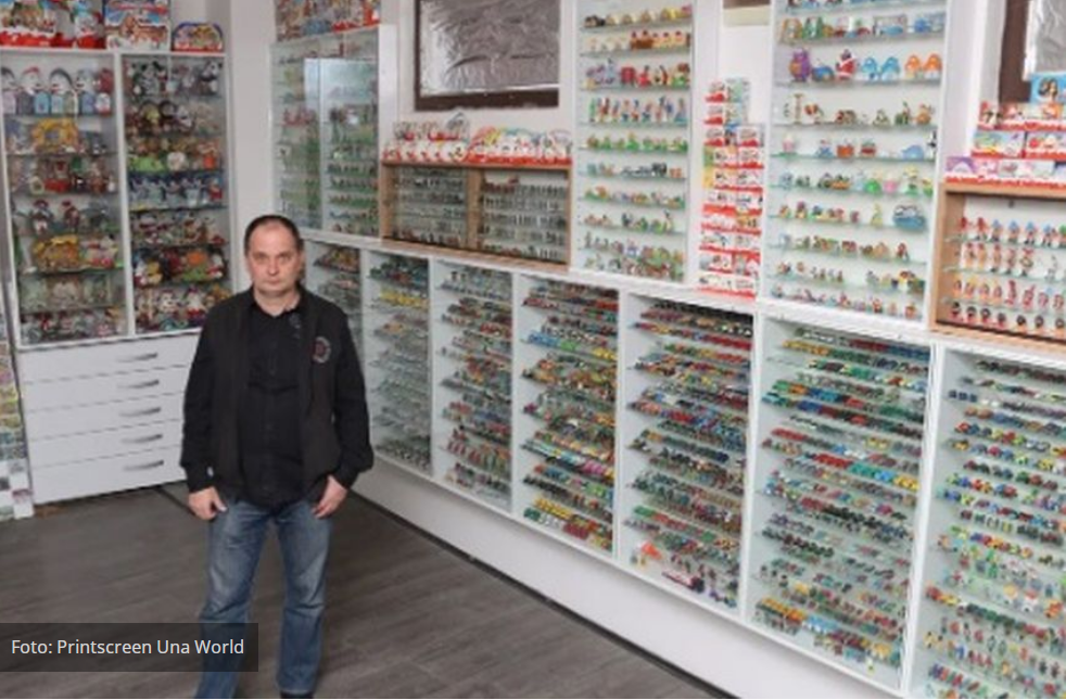 NEOBIČAN HOBI Rade sakupio oko 15.000 Kinder figurica