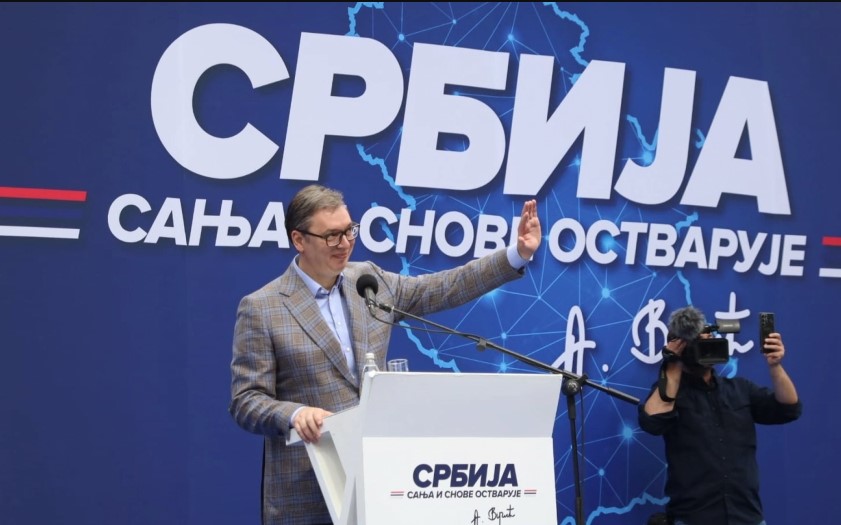 VUČIĆ POZVAO GRAĐANE NA VELIKI SKUP SRBIJA NADE „Srbija pristojnih ljudi će nastaviti da se bori“
