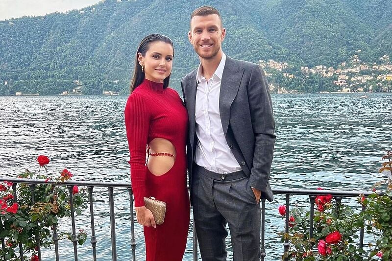 SLAVIMO LJUBAV Amra i Edin Džeko zablistali u svečanom izdanju