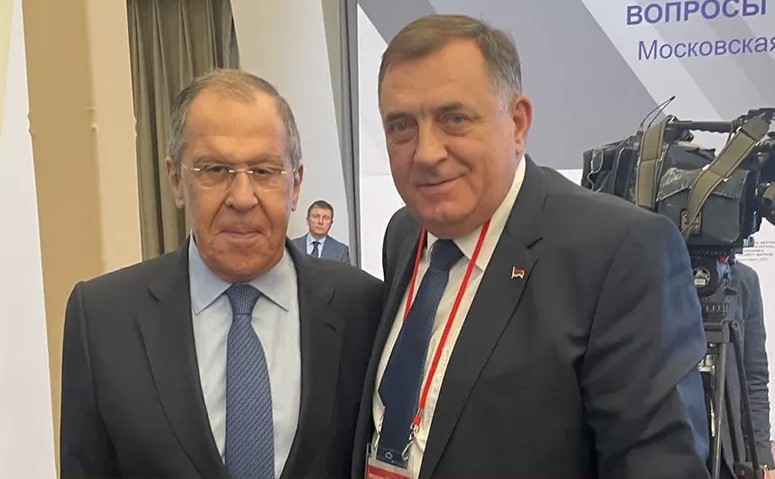 Dodik se sastao s Lavrovim u Rusiji