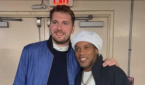"DAN KADA SAM SREO OVU ZVIJER" Ronaldinjo se susreo sa Dončićem