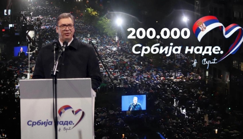 VUČIĆ DOČEKAN OVACIJAMA Srbija neće stajati skrštenih ruku