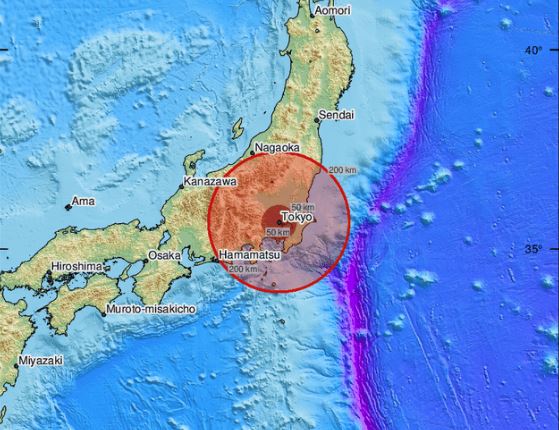 Snažan zemljotres pogodio Tokio i okolna područja istočnog Japana