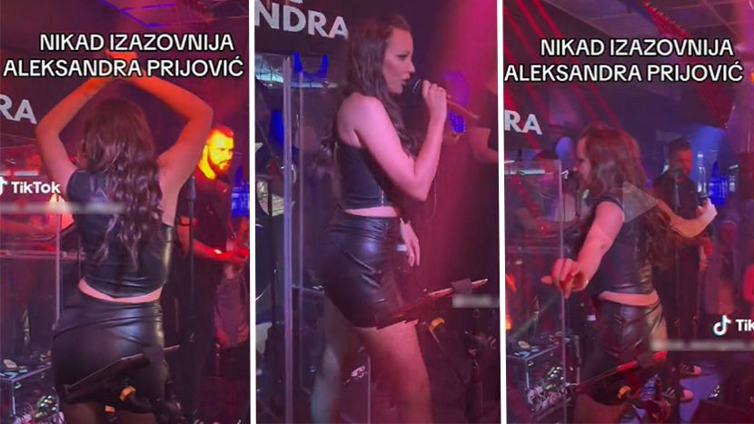 Najvatrenije izdanje Prijovićke do sada: Aleksandra zategnuta u lateksu zamiješala kukovima, publika hipnotisana