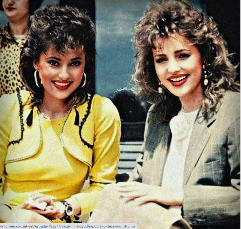 FOTOGRAFIJA NASTALA PRIJE VIŠE OD 30 GODINA Evo kako su izgledale Ceca i Ana nekad, da li biste ih prepoznali? (FOTO)