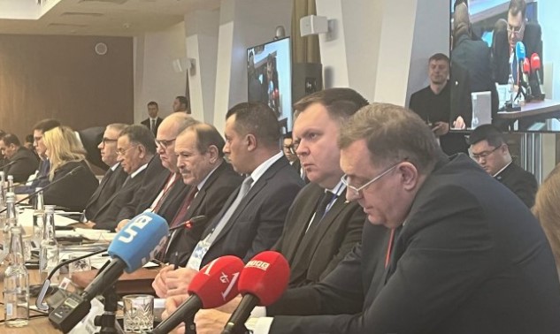 DODIK NA BEZBJEDNOSNOM FORUMU U MOSKVI: Srpski narod prva žrtva hegemonističkog koncepta Zapada (FOTO/VIDEO)