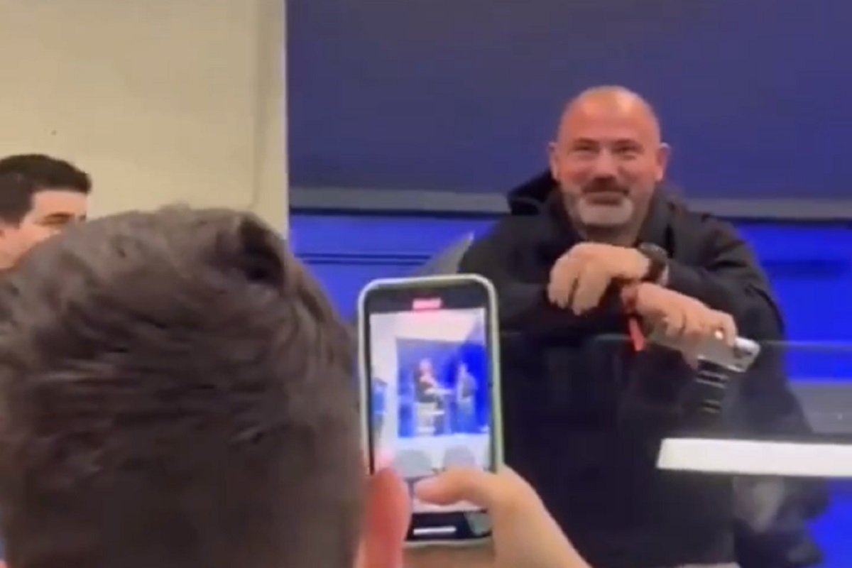 "GRANDE DEJAN" Stanković sa tribina pratio Interov plasman u finale Lige šampiona (VIDEO)