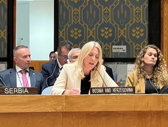 Cvijanovićeva pred Savjetom bezbjednosti UN: BiH često u stanju tenzije, nedosljedno sprovođenje Dejtonskog sporazuma (VIDEO)
