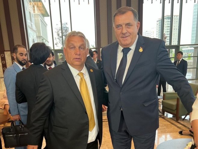 Dodik i Cvijanovićeva sa Orbanom u Ankari (FOTO)