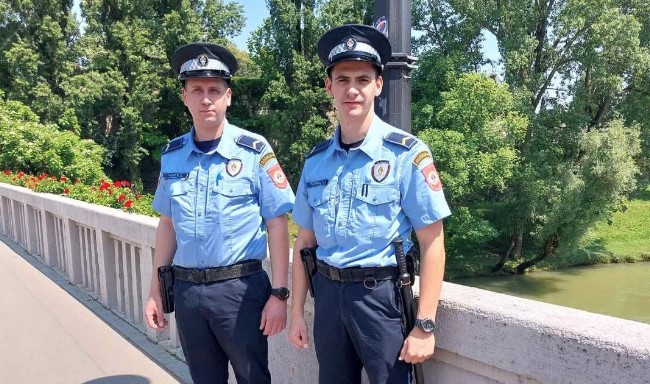 Ovo su banjalučki policajci koji su spriječili ženu da skoči u Vrbas