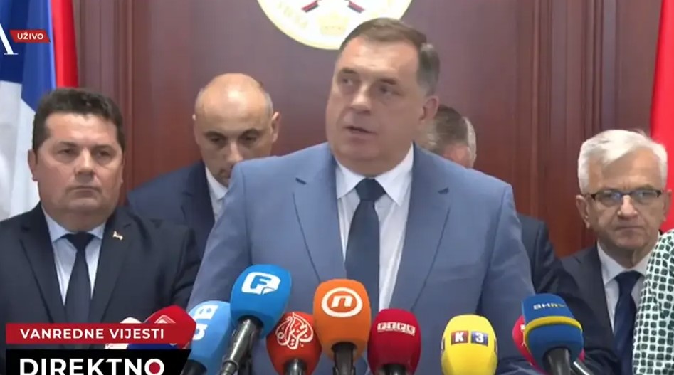 DODIK DAO ULTIMATUM USTAVNOM SUDU BIH Ovo su sljedeći koraci vlasti u Republici Srpskoj, ako ne bude ukinuta sporna odluka
