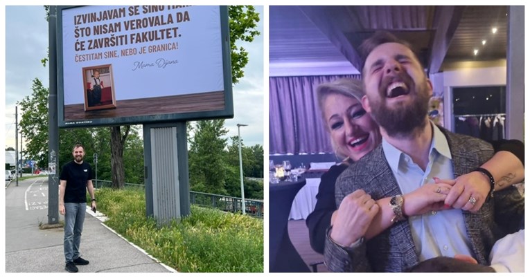 "NEBO JE GRANICA" Majka se javno putem bilborda izvinila sinu kad je završio fakultet, a onda je otkrila sve detalje iznenađenja