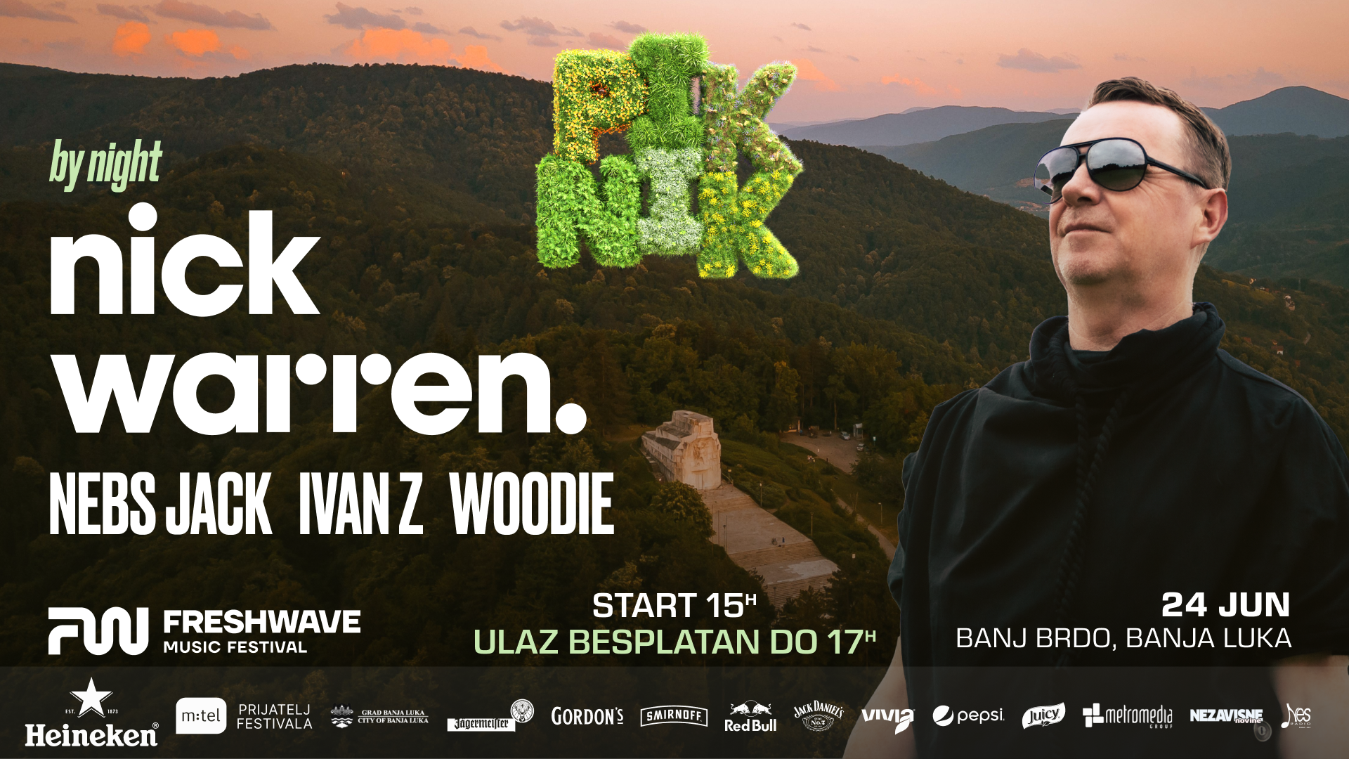 Nick Warren na talasu ljeta dolazi na Freshwave Piknik!
