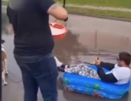 URNEBESAN VIDEO ŠIRI SE MREŽAMA “Kad ti život da kišu, ti uzmi čamac, poruči pivo i pusti Milančeta" (VIDEO)