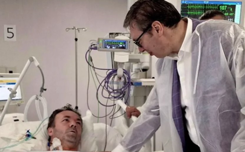 POŽELIO MU DOBRO ZDRAVLJE I SLOBODU Vučić posjetio ranjenog Galjka