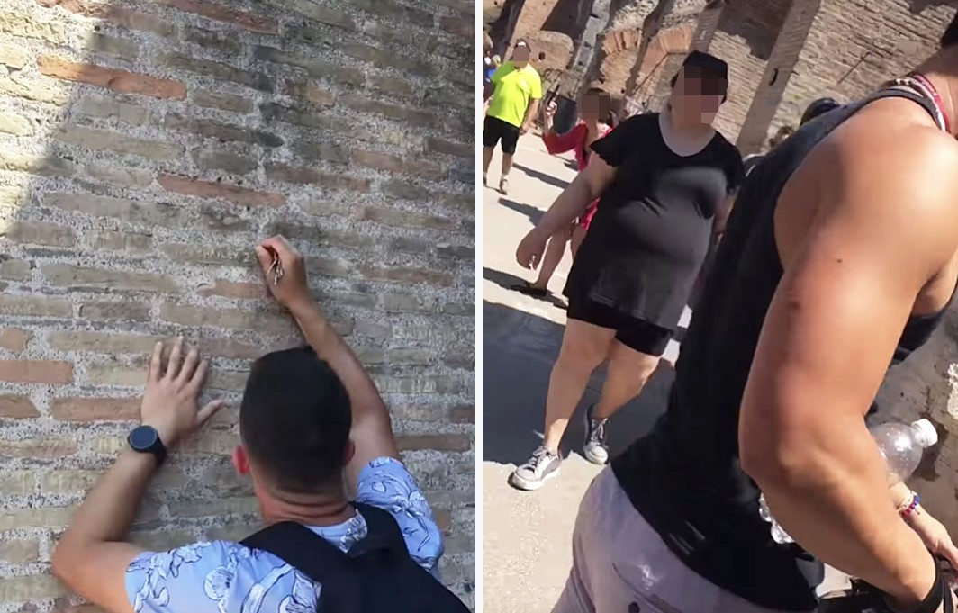 KRIVAC JE MLADIĆ SA BALKANA Evo ko je Ivan, koji je urezao svoje ime na Koloseum u Rimu