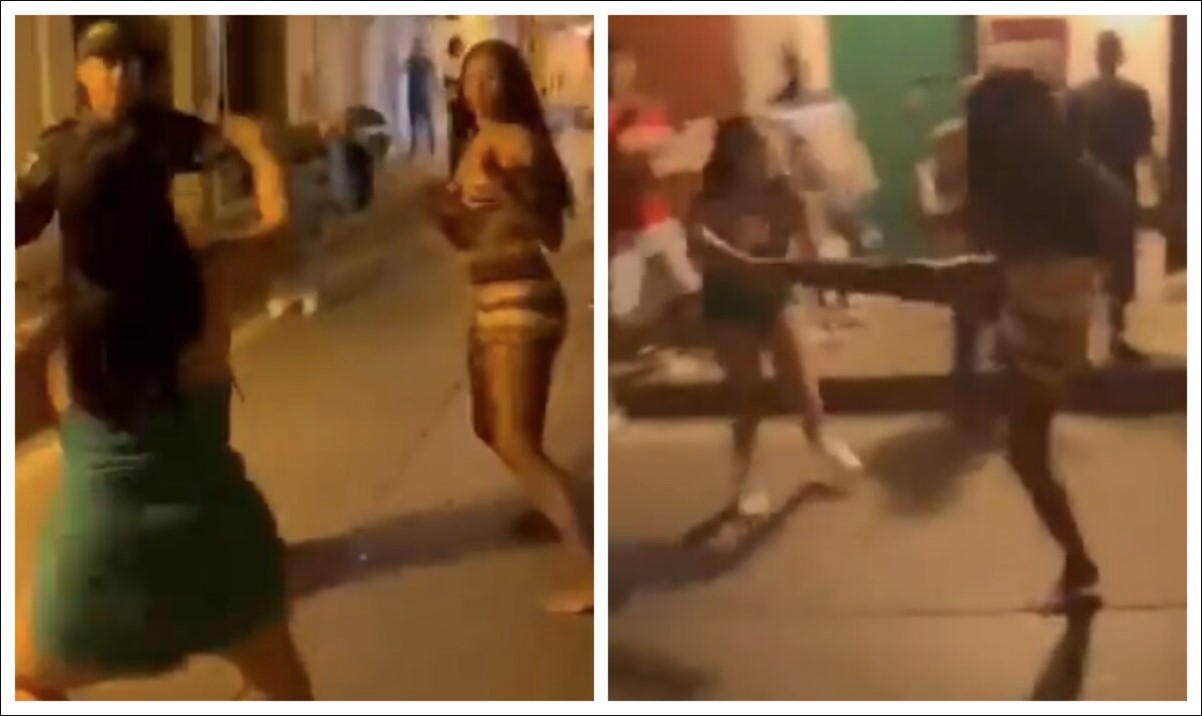 NE BOJE SE NI PENDREKA Djevojke u minićima se tuku i šutiraju dok rulja navija (VIDEO)