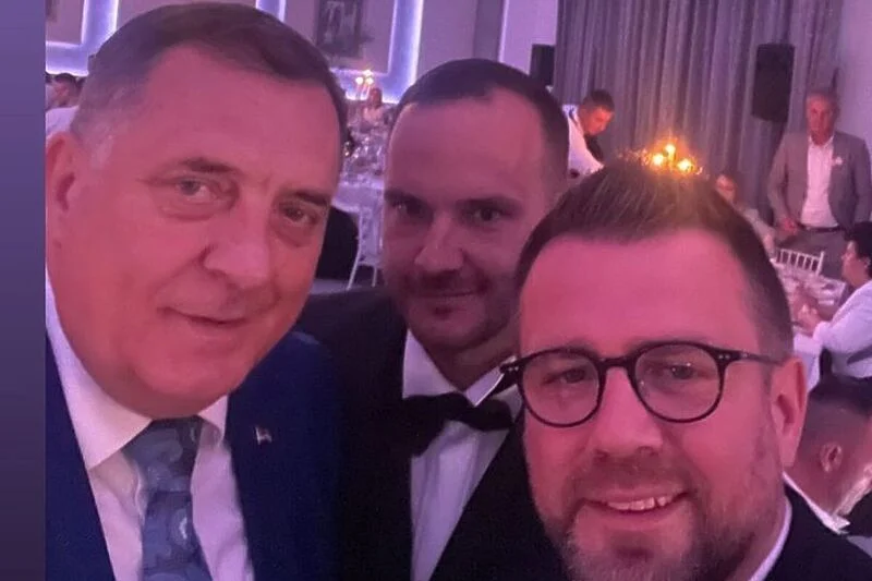 "SRETNO PRESIDENTE" Vico Zeljković se oženio, Misimović mu u društvu Dodika poželio sreću