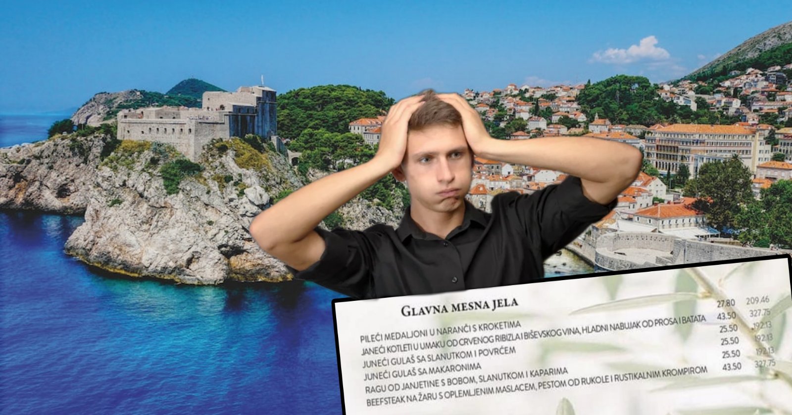 PORCIJA RIŽE "TRIČAVIH" 30 KM, A GULAŠ "SAMO" 50 KM Od cijena na hrvatskom primorju turiste boli glava, ali i džep