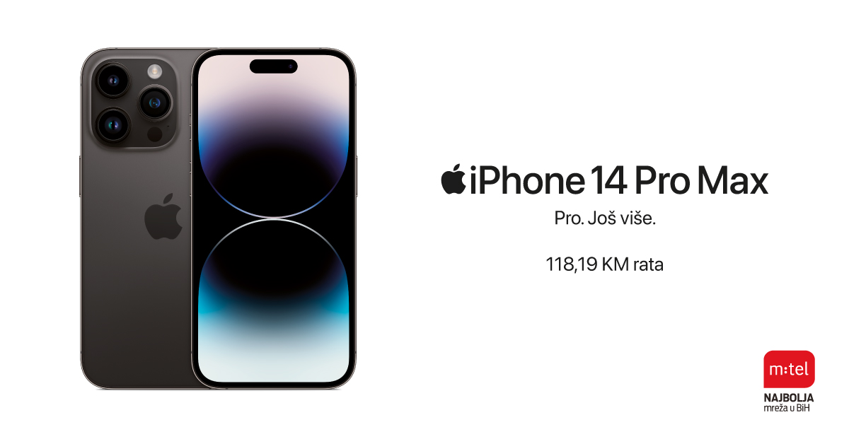 iPhone 14 Pro Max u m:tel ponudi