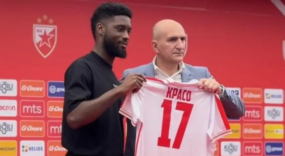 Zvezda dovela zvijer od napadača - Kraso zvanično predstavljen (VIDEO)