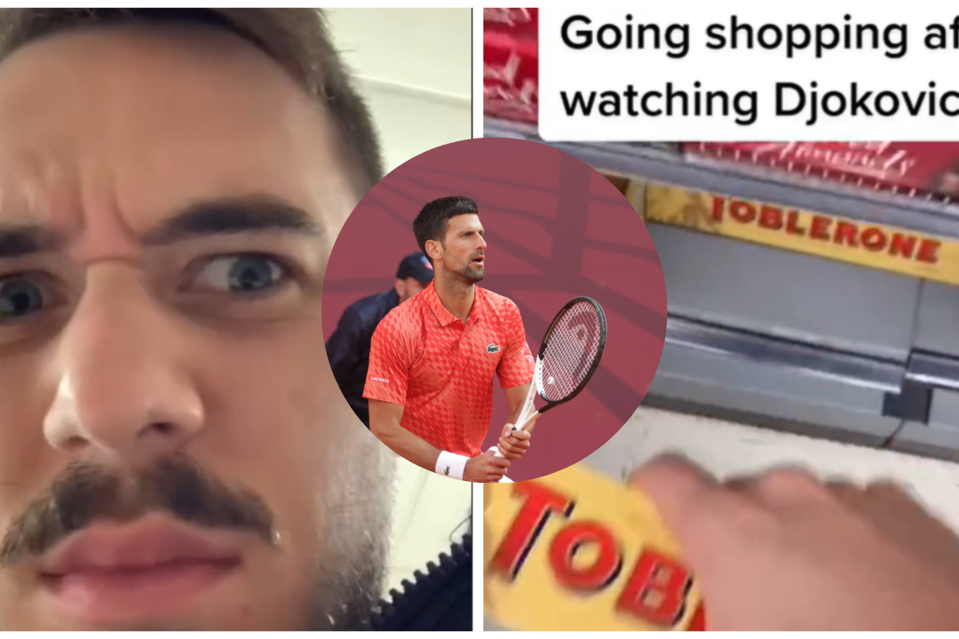 TOBLERONE ILI TO BRE NOLE "Balkanski ćale" ušao u market po čokoladu, a onda ostao zatečen: Tako je kad ideš u kupovinu nakon Đokovićevog meča (VIDEO)