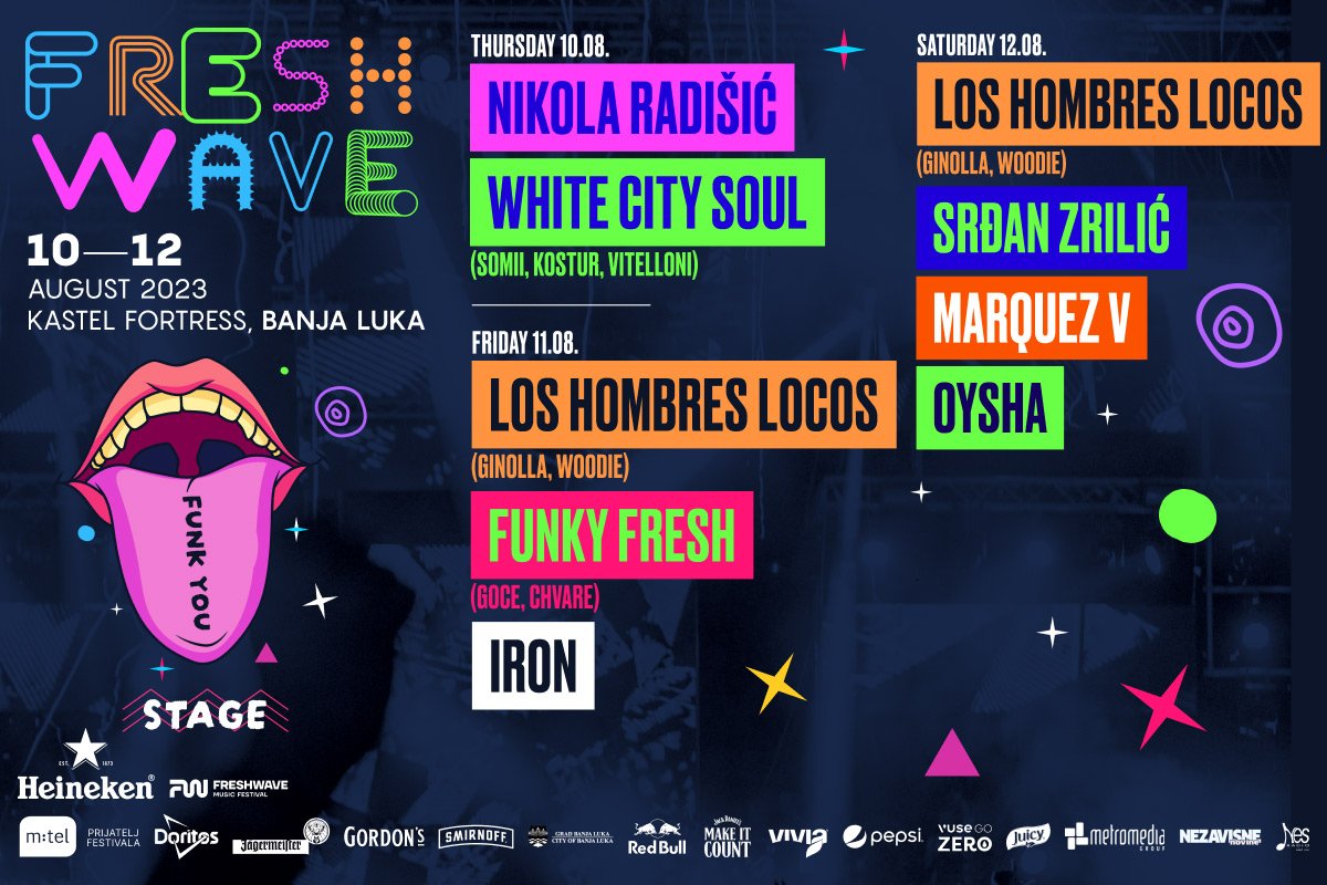 Najfinija selekcija funky zvuka otvara novu dekadu Freshwave Festivala