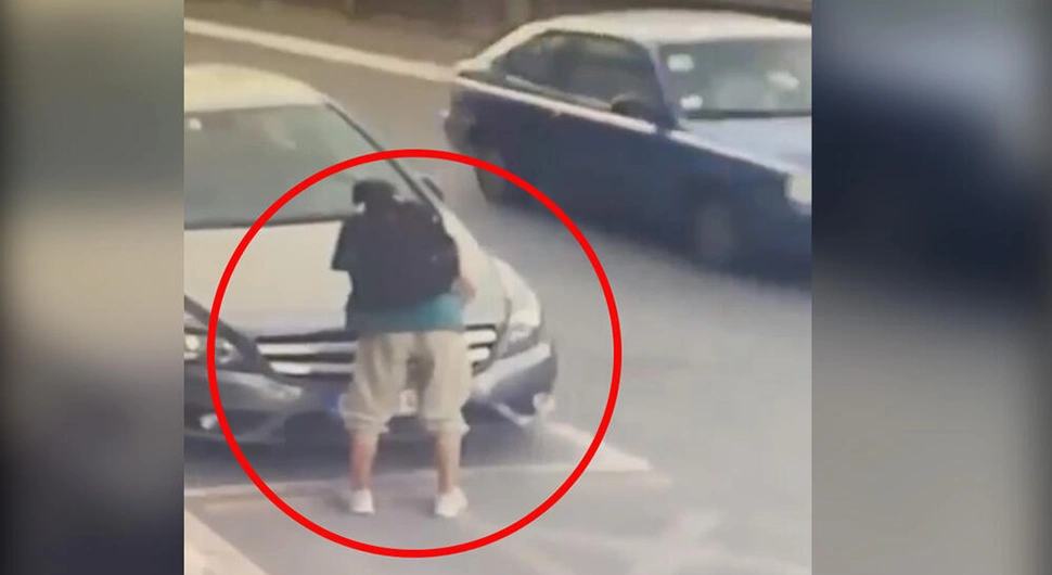 Ko kaže da se krade samo noću? Mladić u Beogradu usred dana ukrao dijelove sa automobila (VIDEO)
