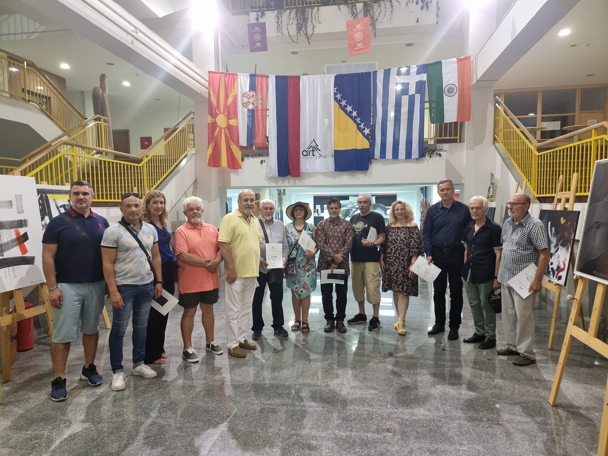 STVARAJU UMJETNICI IZ PET ZEMALJA Otvorena likovna kolonija "Art simpozijum Jahorina" (FOTO)