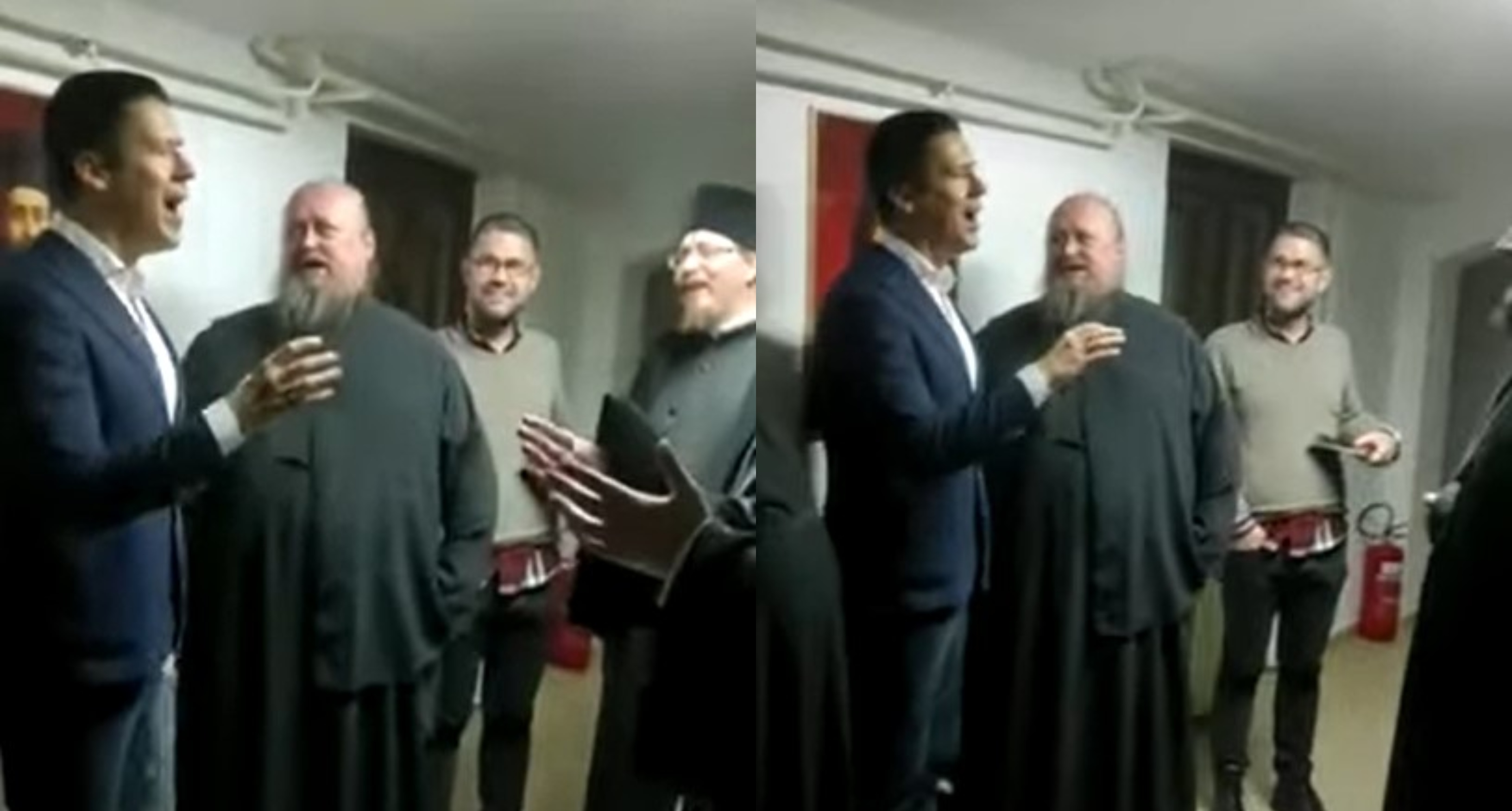 MELEM ZA DUŠU I SRCE Poslušajte kako Nikola Rokvić uz pratnju sveštenika izvodi čuvenu pjesmu Miroslava Ilića (VIDEO)