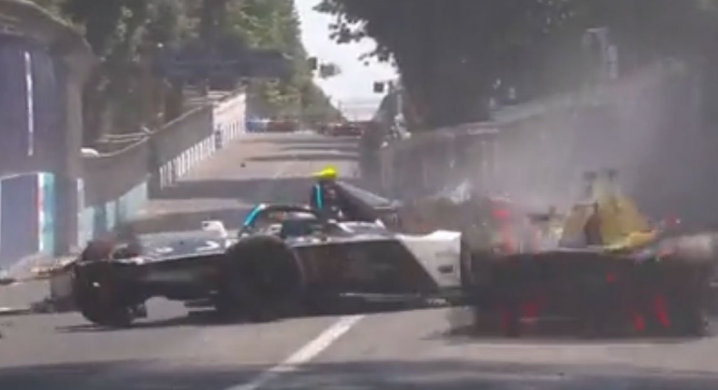Stravičan udes na trci Formule (VIDEO)