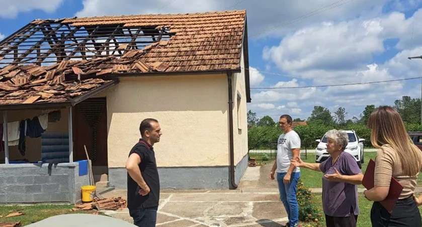 Šteta od nevremena u Šamcu procijenjena na 1,5 miliona KM