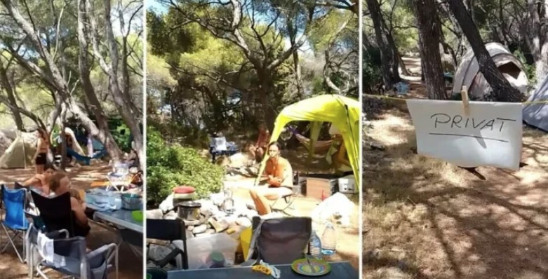 HRVATI NE MOGU DA DOĐU SEBI Turisti zauzeli ostrvo i stavili natpis "Privatno" (VIDEO)