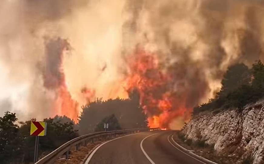 Situacija na Čiovu se smiruje, na terenu još 145 vatrogasaca