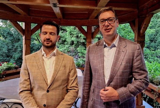 VUČIĆ UGOSTIO MILATOVIĆA NA VEČERI Uvjeren sam da otvaramo novo poglavlje u odnosima između naših zemalja
