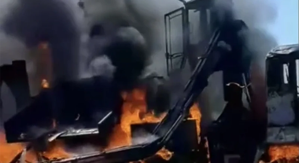 INCIDENT U BUGOJNU Izgorio kamion u peletari