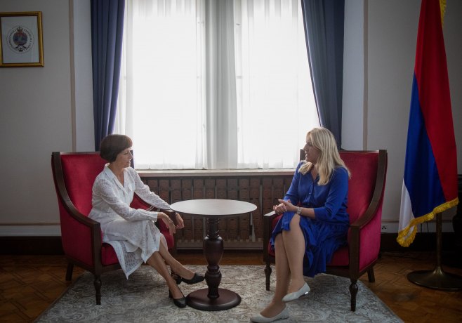 Cvijanović i Hlavsova o saradnji i evropskom putu BiH