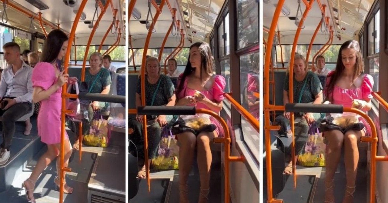 "ODMAH BIH JE OŽENIO" Dotjerana djevojka sjela u bus, izvadila vrećicu sa krompirom, pa je svi gledali u nevjerici (VIDEO)