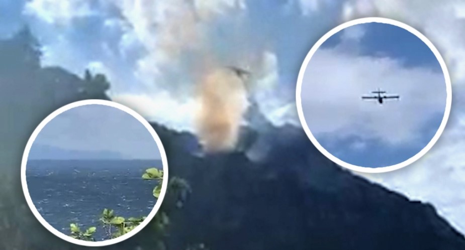 GORI SVETA GORA: Helikopter pokušava da ispusti vodu, vatrogasci se grčevito bore sa jakim vjetrom