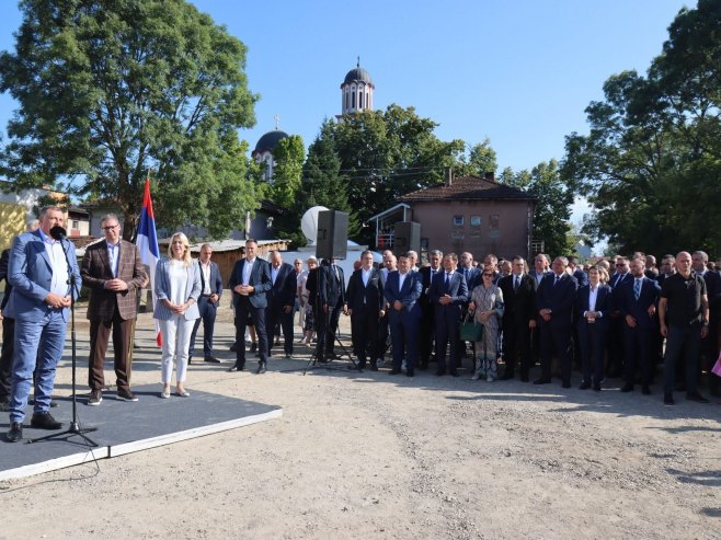 Dodik i Vučić u Srpcu: Nastavljamo zajedno da radimo i gradimo