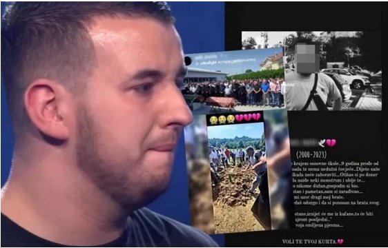 "OTIŠAO SI DA JEDEŠ I MONSTRUM TE UBIO" Pjevač se srceparajućim stihovima oprostio od mladića kojeg je Nermin likvidirao u Gradačcu!