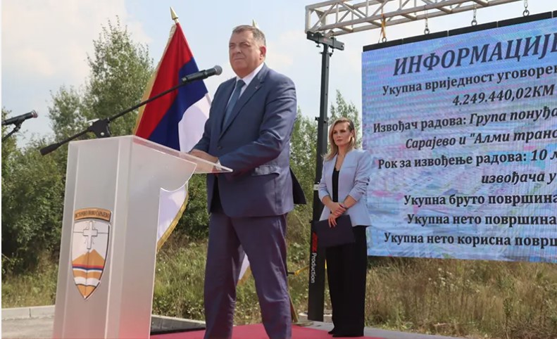 DODIK NA POLAGANJU KAMENA TEMELJCA Patriotizam, ključna riječ opstanka srpskog naroda