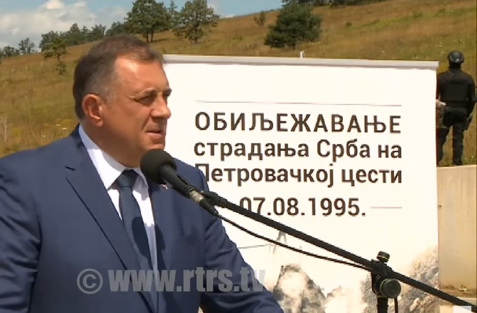 DODIK NA PETROVAČKOJ Srpske žrtve nikada neće biti zaboravljene