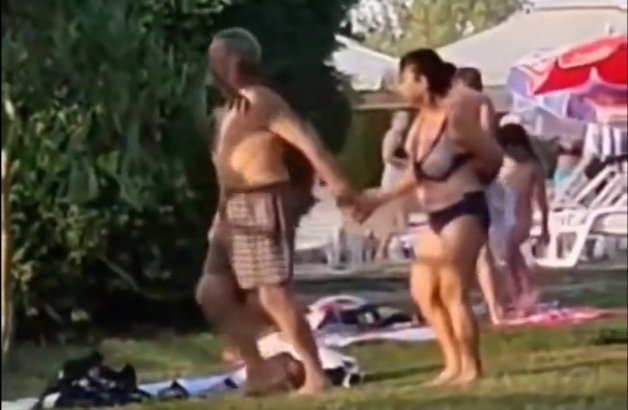 BAZEN U VALJEVU JE JEDINSTVEN Dok odjekuju trubači, stariji bračni par poveo kolo (VIDEO)