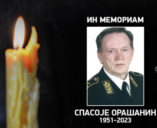 Preminuo general Spasoje Orašanin