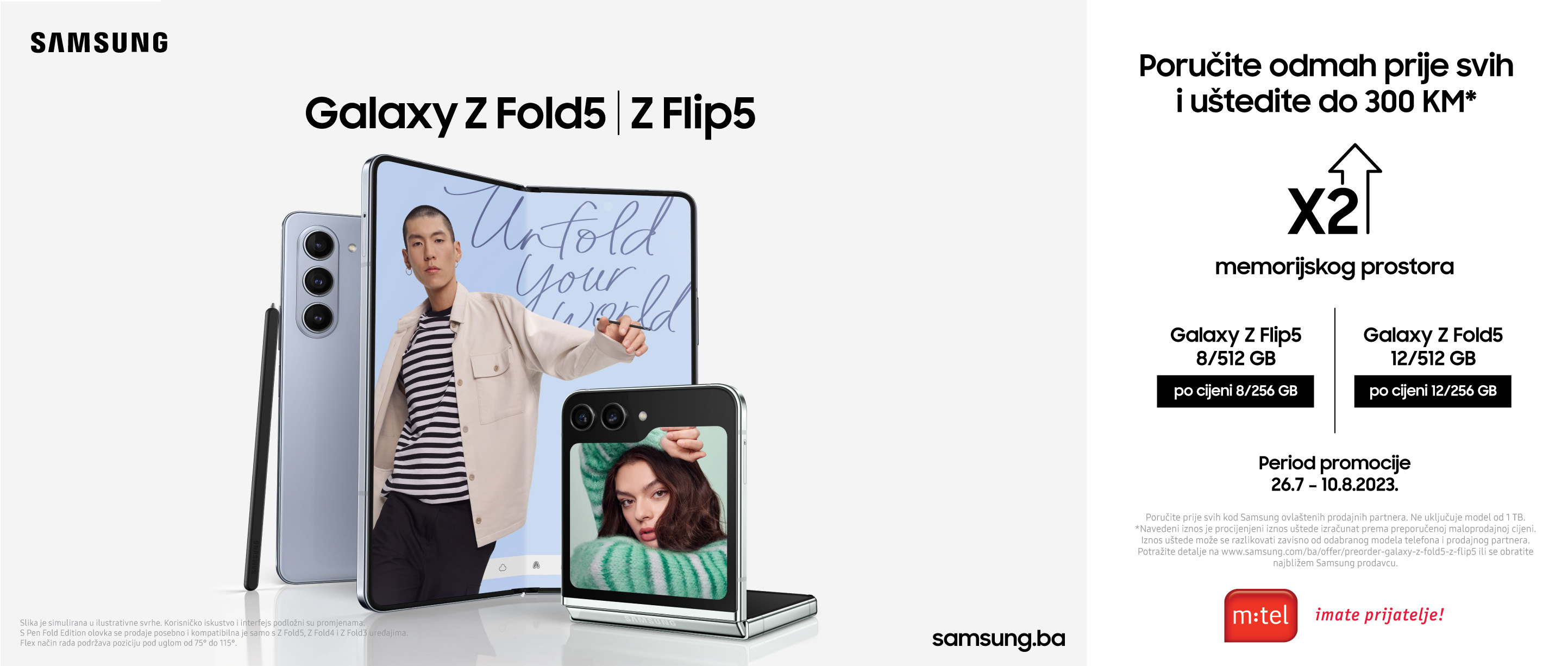 Naručite ih na vrijeme - Samsung Galaxy Z Flip5 i Z Fold5